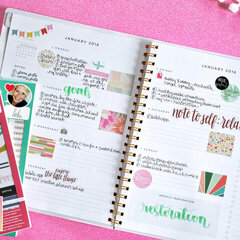 American Crafts DT Planner Weekly Spread and Plan With Me