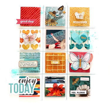 Brand New Summer Layout with Vicki Boutin Wildflower and Honey