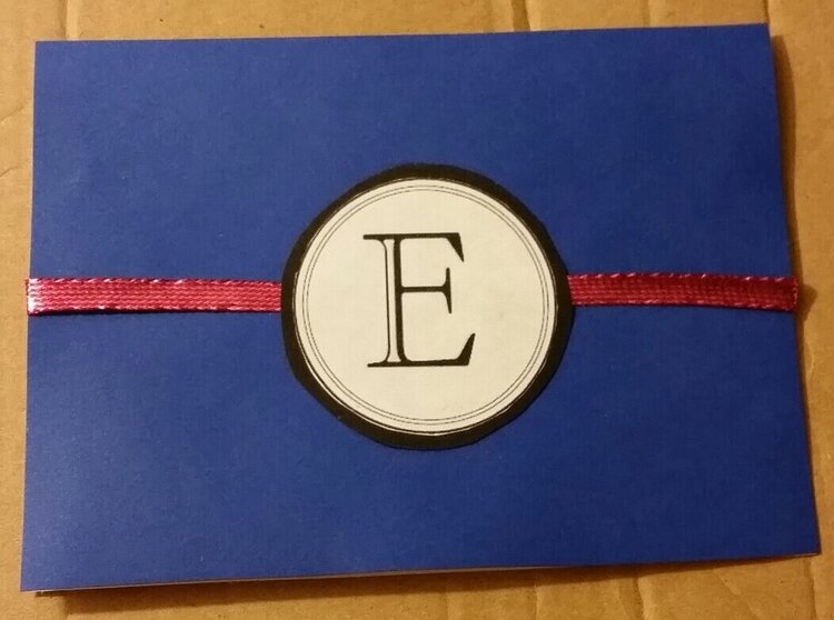 Monogram Card