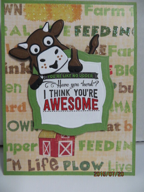 Farm Life Birthday Card