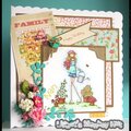 Stamping Bella family flowers