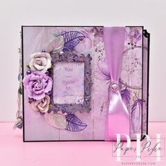 Album Inspiration: 8x8 Mini Album with Prima Marketing's Aquarelle Dreams Collection