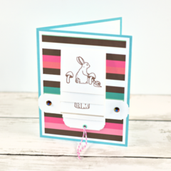 Hello Spring Waterfall Card