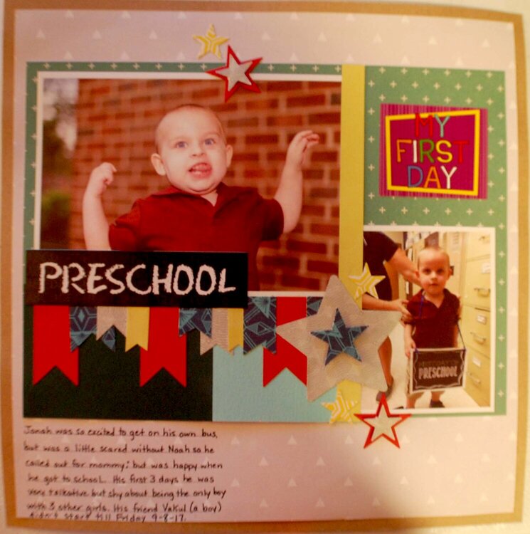 Preschool: My First Day