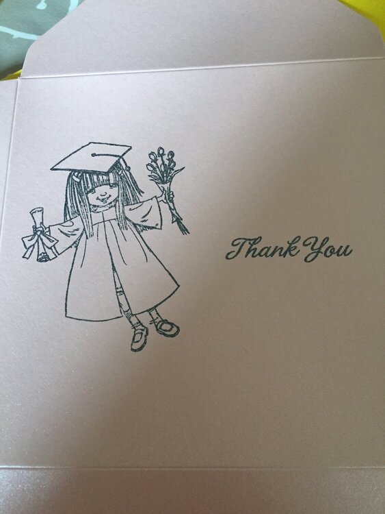Gratitude card / graduation