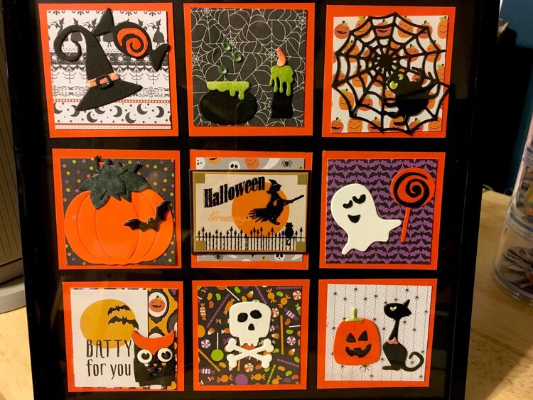 Halloween Picture with Tim Holtz Mini Dies