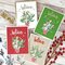 Wildflower Branches Christmas Bouquet Cards