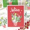 Wildflower Branches Christmas Bouquet Cards