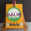 Easter table name tag