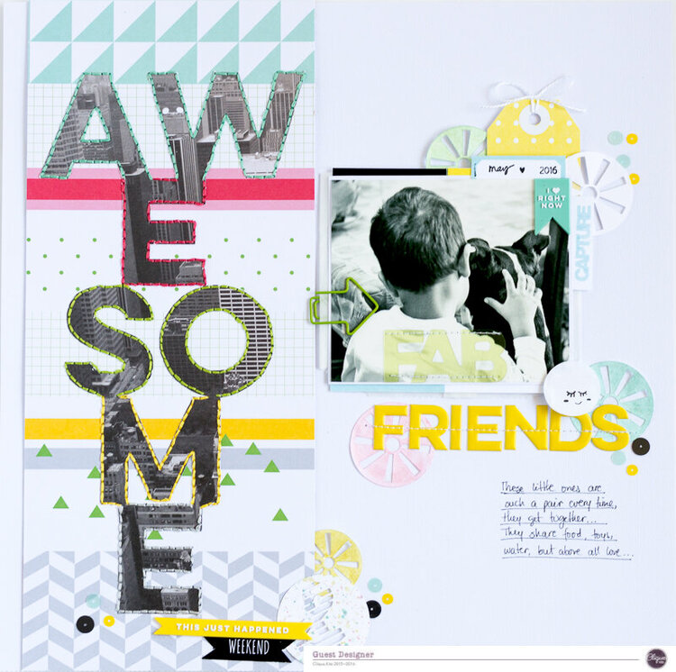 AWESOME FRIENDS -@cliquekits.com July Guest Designer -