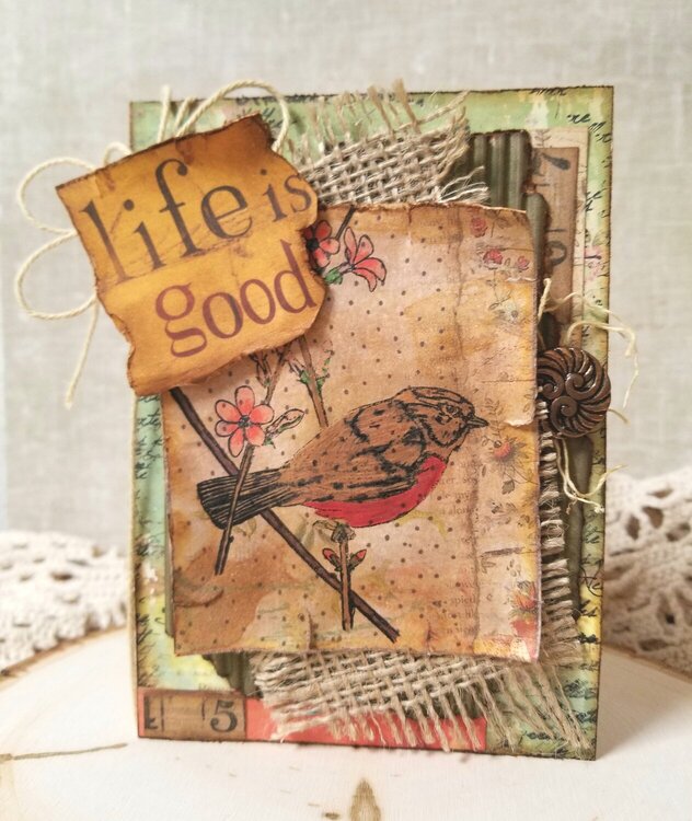 Life is good ~ Card for my class~
