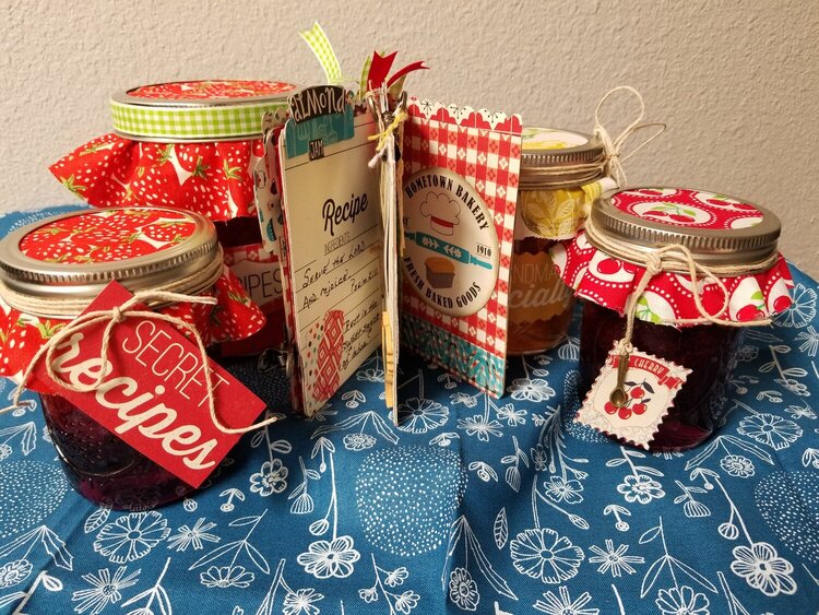A Mini Recipe Booklet &amp; Jams, Jelly, and Toppings