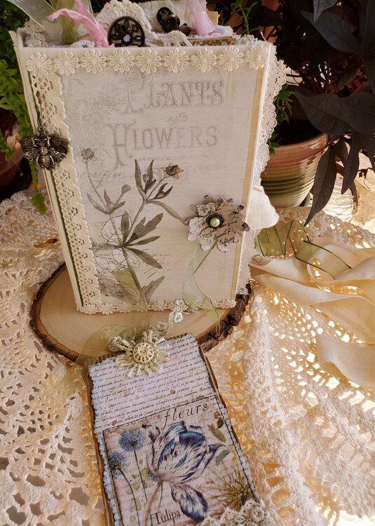 Vintage Flower Garden Journal