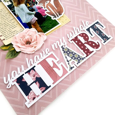 Scrapbook layout