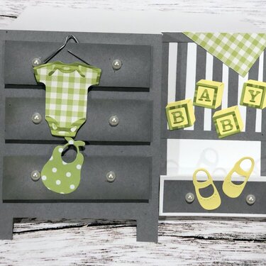 Baby Crib &amp; Dresser Card