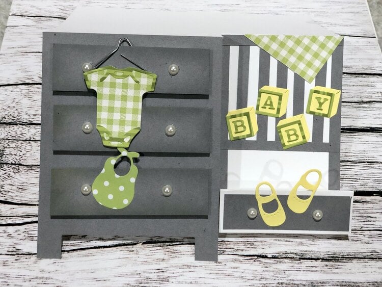 Baby Crib &amp; Dresser Card
