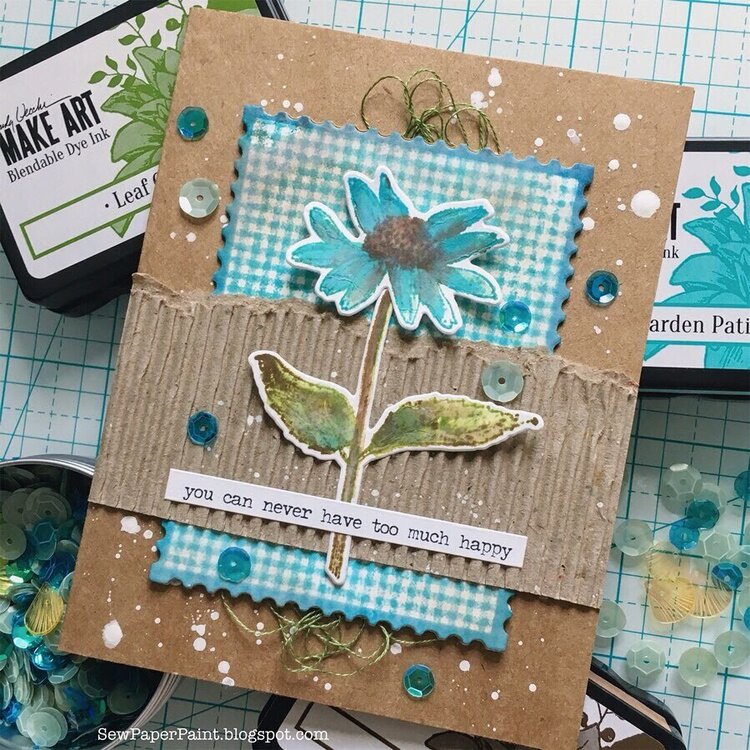 Wendy Vecchi Ranger Ink Blue Daisy