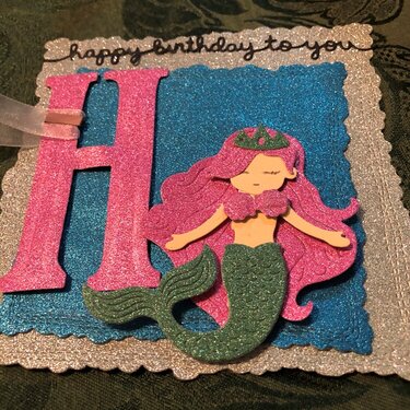 Mermaid Birthday wishes to Miss Hannah