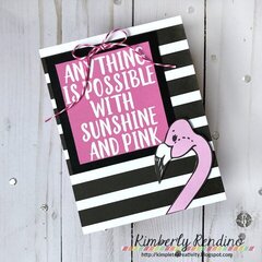 Flamingo Card