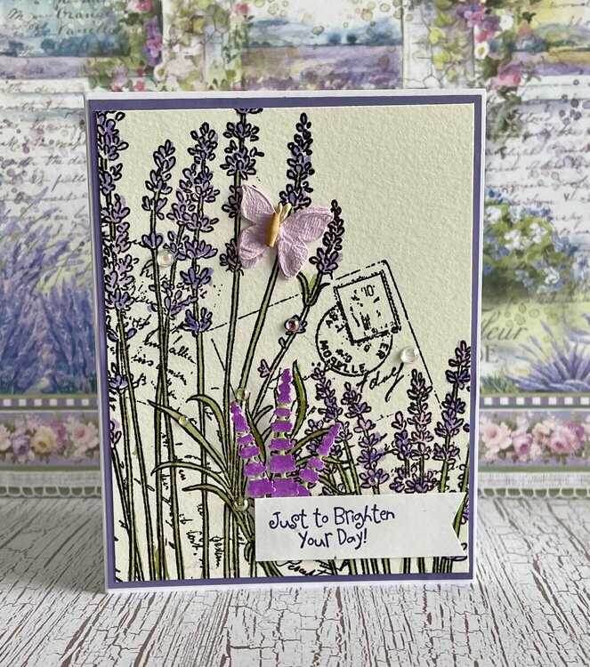 Lavender card