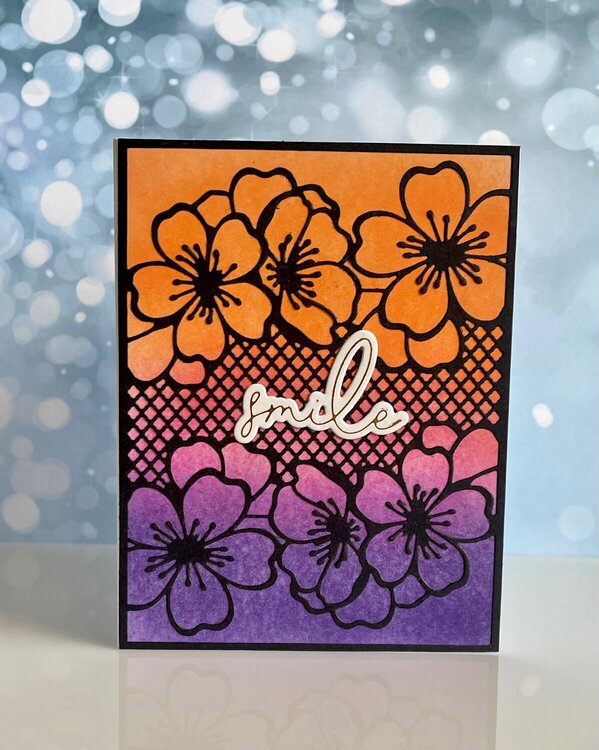 Smile flower card