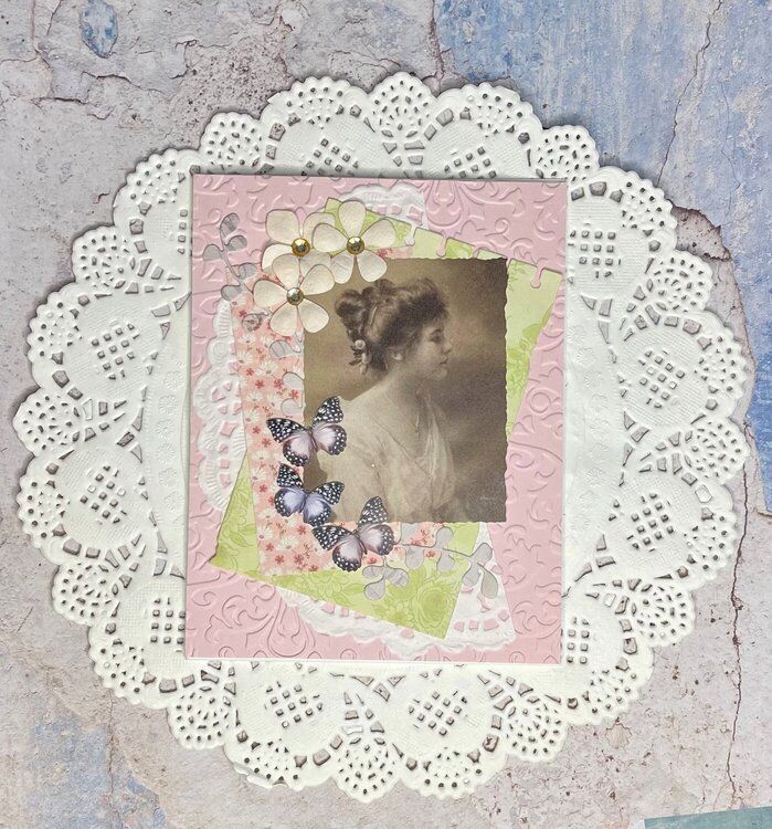 Vintage Lady any occasion card 