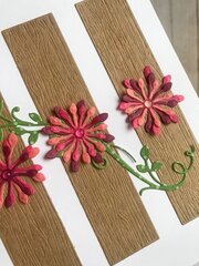 Wooden Planks with Flowers