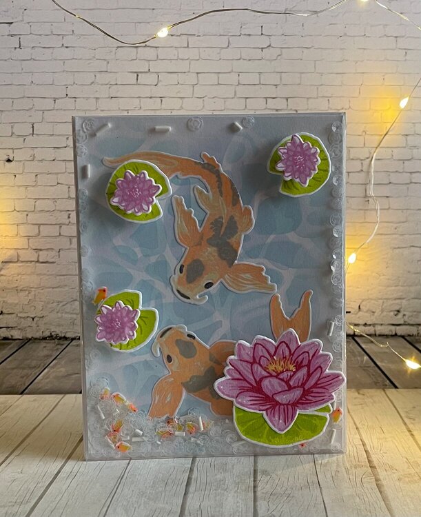 Koi Shaker Card