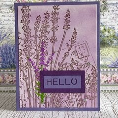 Lavender card