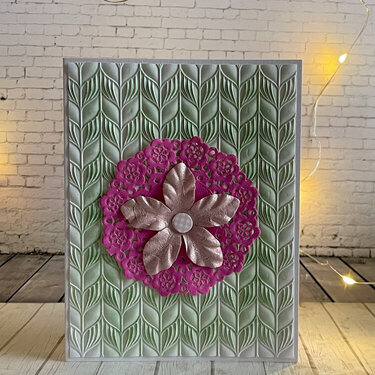 3D embossed card