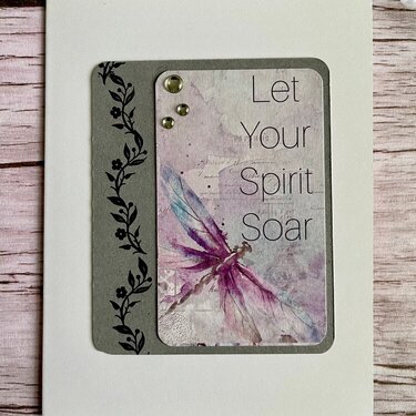 Let your spirit soar card
