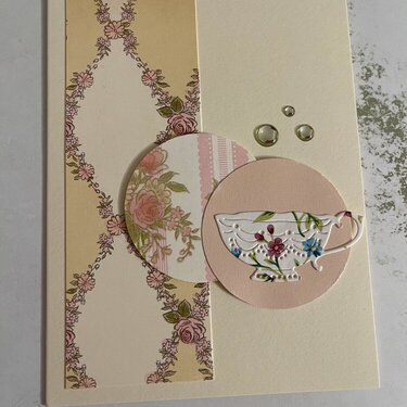 Tea cup any occasion card