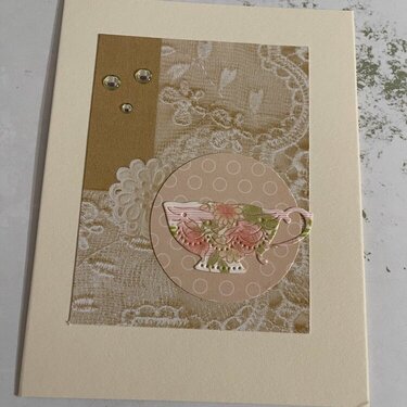 Tea cup any occasion card