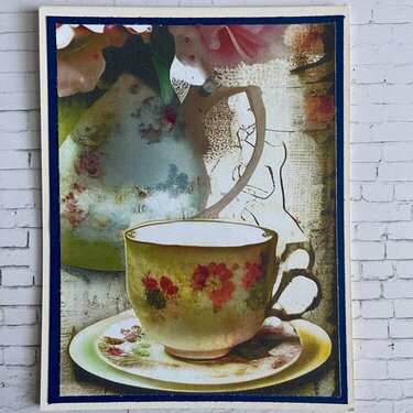 Tea cup any occasion card