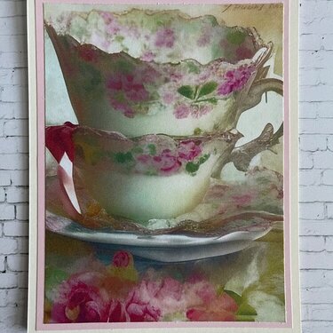 Tea cups any occasion card