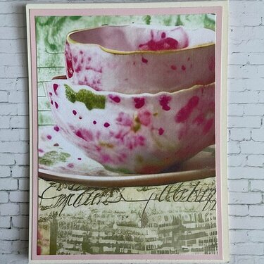 Tea cups any occasion card