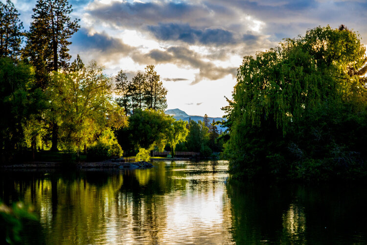 sunset in Bend, OP