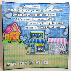 "Our House" Art Journaling A Song