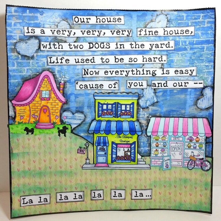 &quot;Our House&quot; Art Journaling A Song