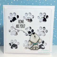 Multi-Compartment Puppy Shaker Card