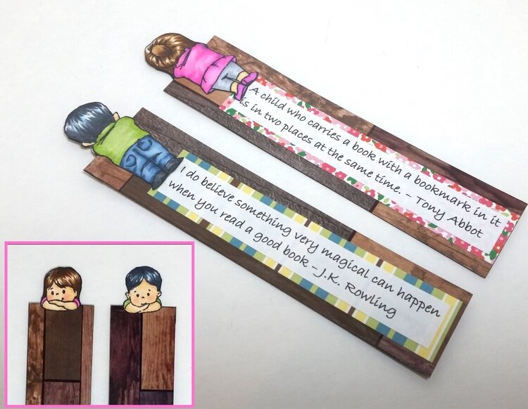 DIY Bookmarks with Art Impressions