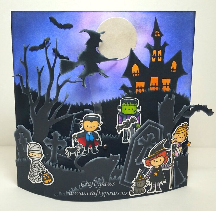 Interactive Bendi Halloween Card