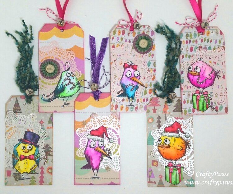 Whimsical Holiday Tags for Kids