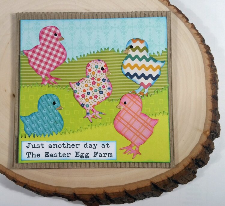 Funny Easter Egg Farm Card