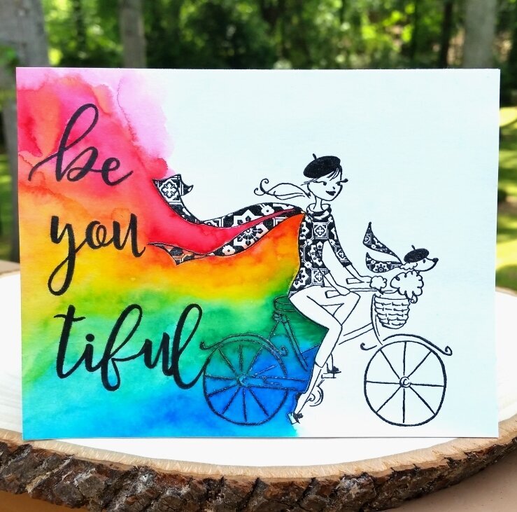 Be You tiful Rainbow Card