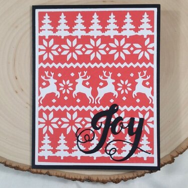 Joyful Cozy Ugly Sweater Card