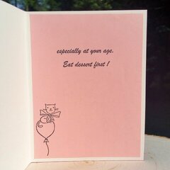 Silly Cat Lover's Birthday Card