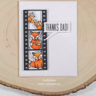 Foxy Fathers Day Card