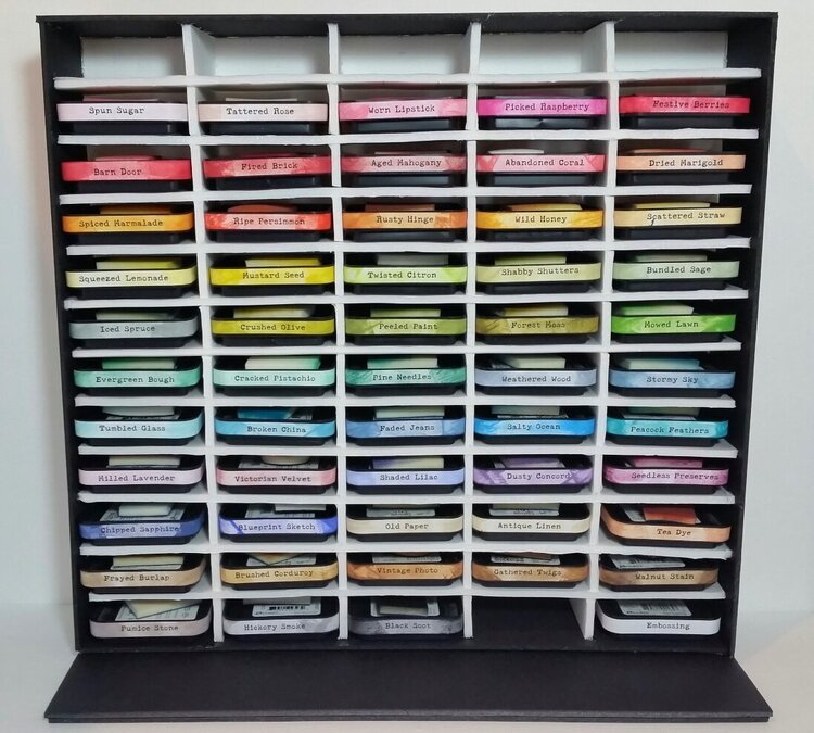 DIY Distress Ink Pad Storage Unit