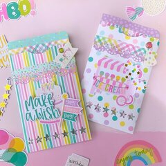 Fun cards with sleeve envelope pockets